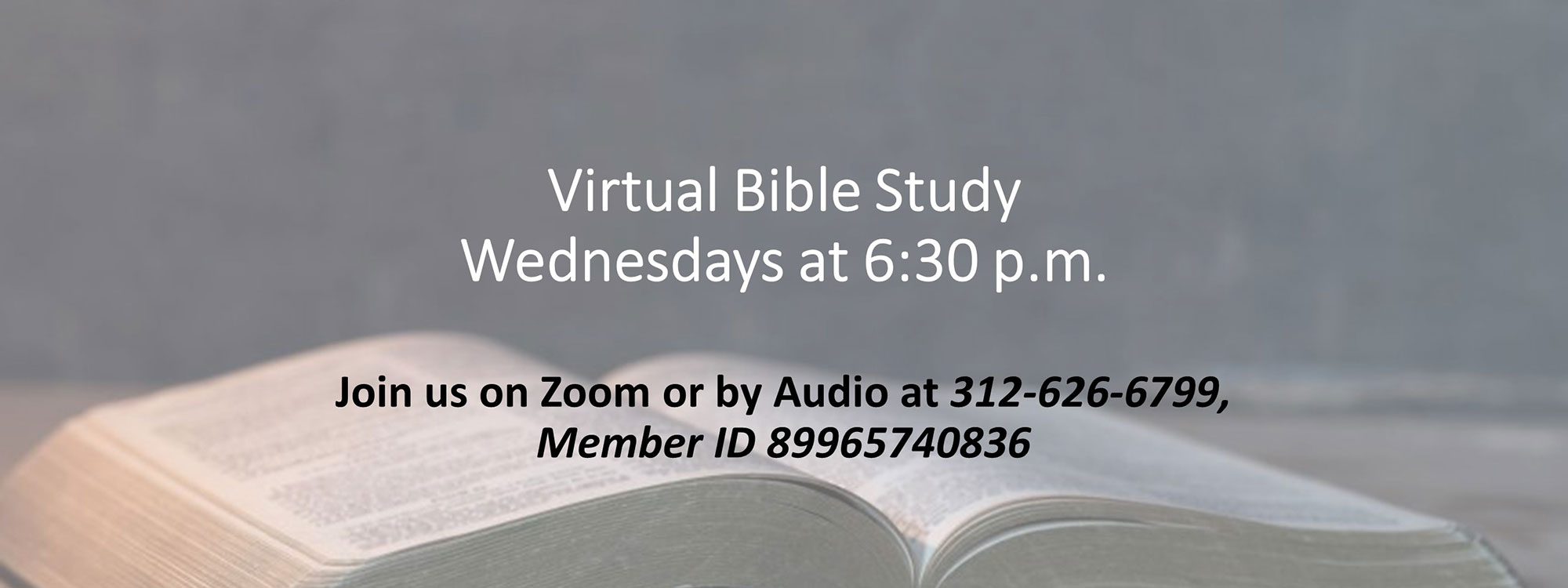 Bible Study with Zoom