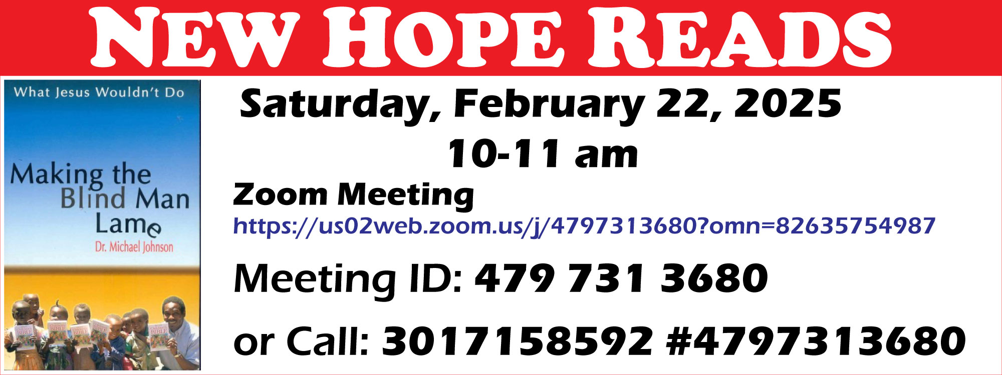 New Hope Reads 2-22-2025